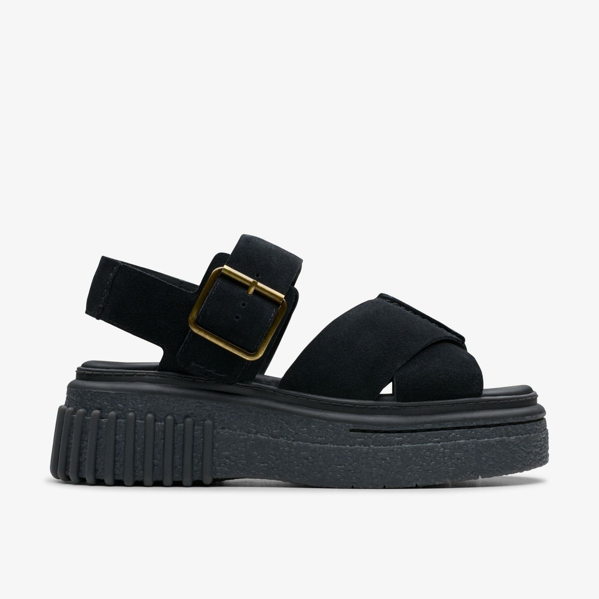 Evamar Wish Black Suede - Clarks Women