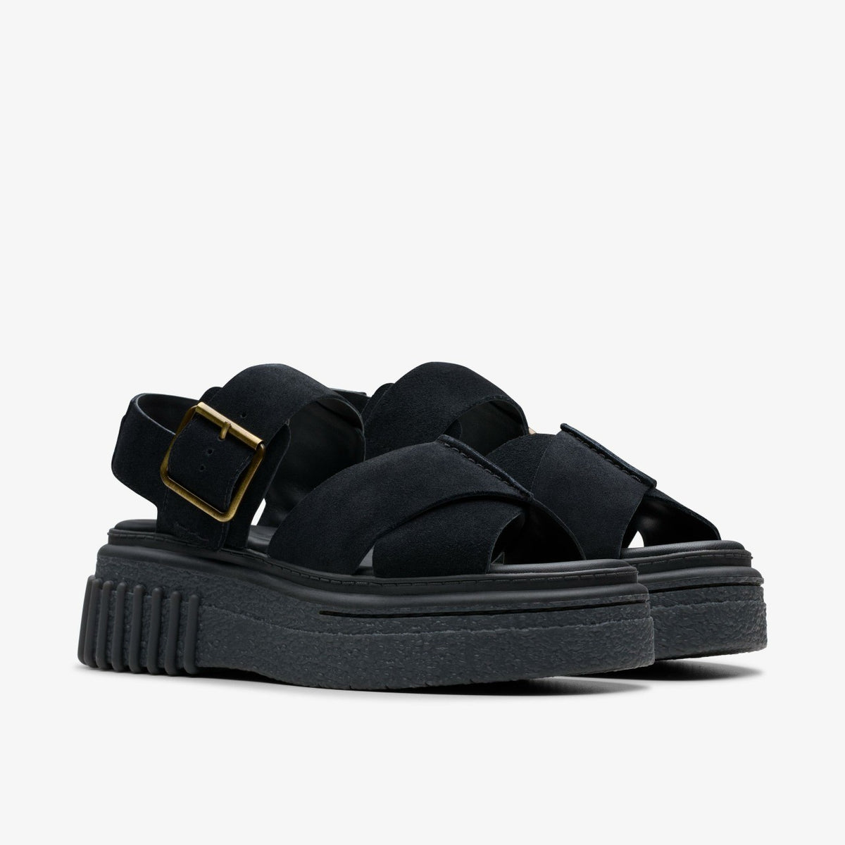 Evamar Wish Black Suede - Clarks Women