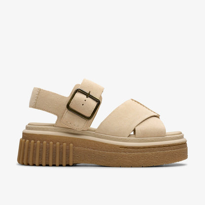 Evamar Wish Ecru Suede - Clarks Women