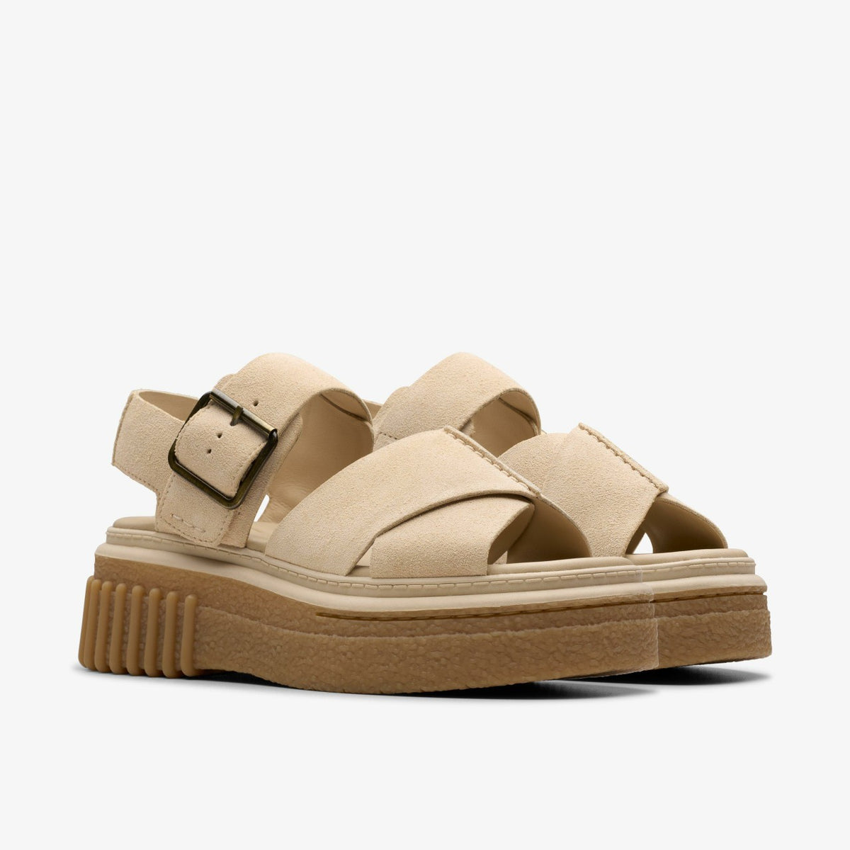 Evamar Wish Ecru Suede - Clarks Women
