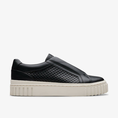 Mayhill Bay Black Leather - Clarks Women