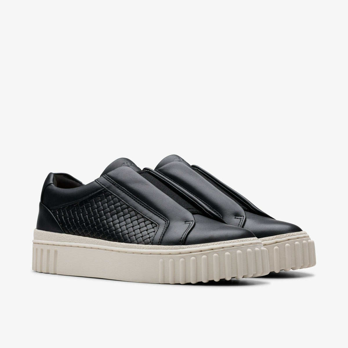Mayhill Bay Black Leather - Clarks Women