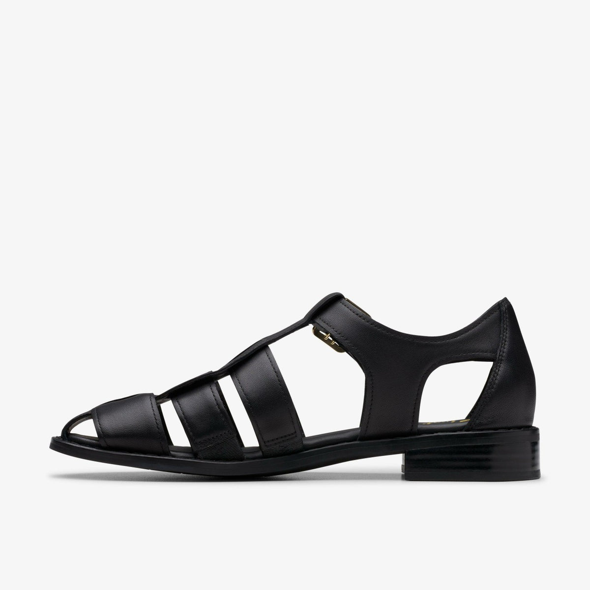Hana Sun Black Leather - Clarks Women