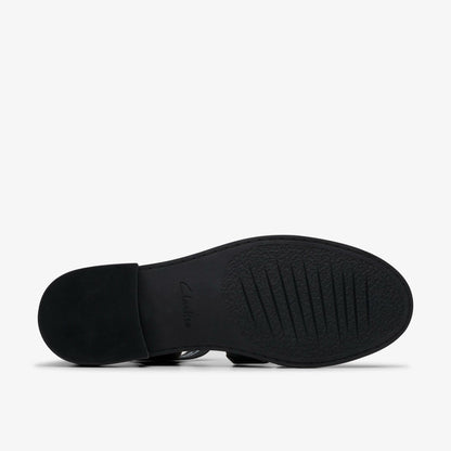 Hana Sun Black Leather - Clarks Women