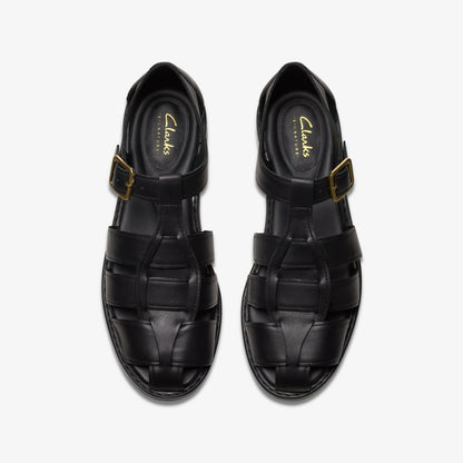 Hana Sun Black Leather - Clarks Women