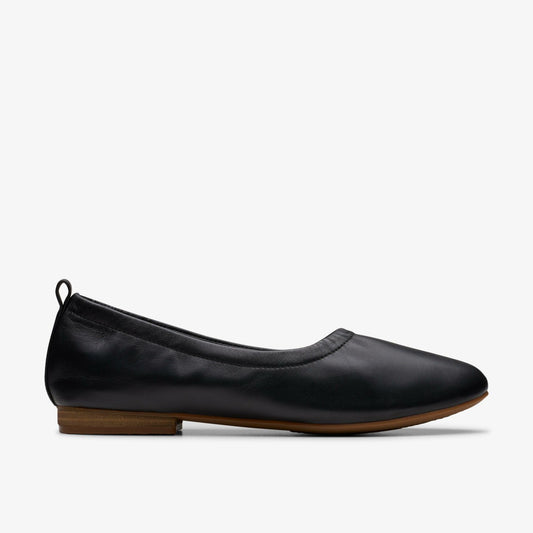 Fawna Soft Black Leather - Clarks Women
