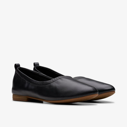 Fawna Soft Black Leather - Clarks Women