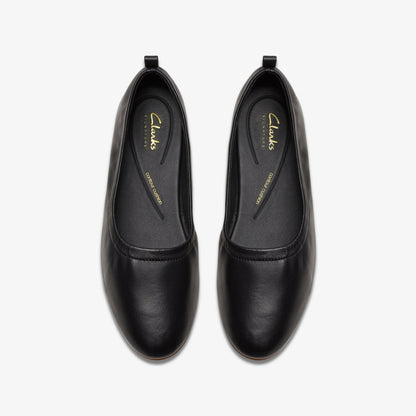 Fawna Soft Black Leather - Clarks Women
