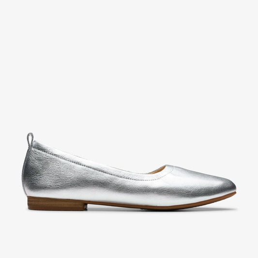 Fawna Soft Silver Metallic - Clarks Women