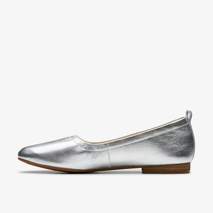 Fawna Soft Silver Metallic - Clarks Women