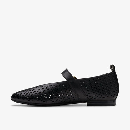 Fawna Jane Black Leather - Clarks Women