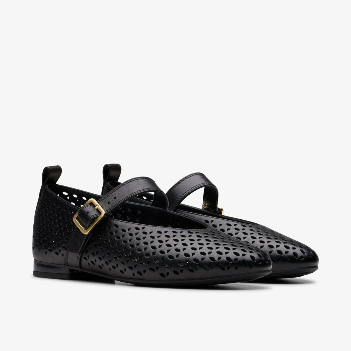 Fawna Jane Black Leather - Clarks Women
