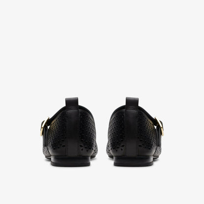 Fawna Jane Black Leather - Clarks Women