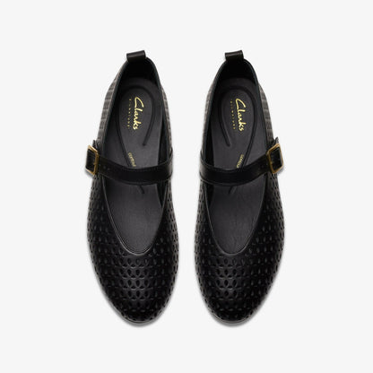 Fawna Jane Black Leather - Clarks Women
