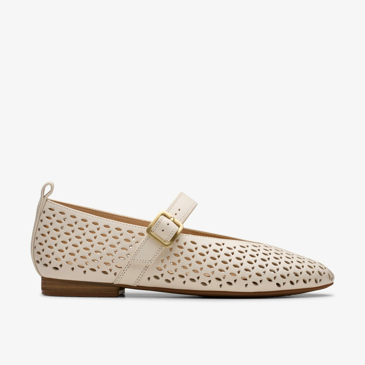Fawna Jane Cream Leather - Clarks Women