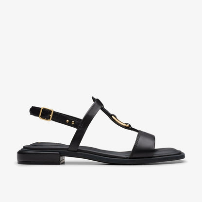 Ariany Sling Black Leather - Clarks Women