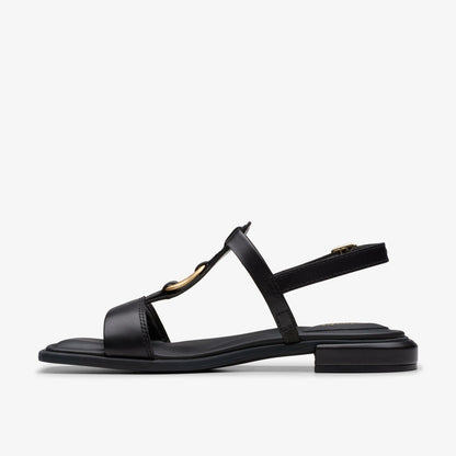 Ariany Sling Black Leather - Clarks Women