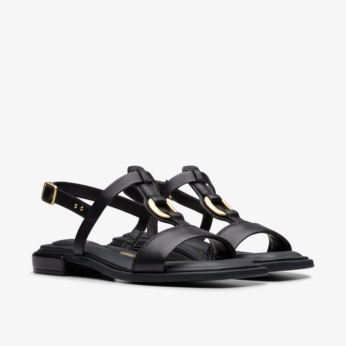Ariany Sling Black Leather - Clarks Women