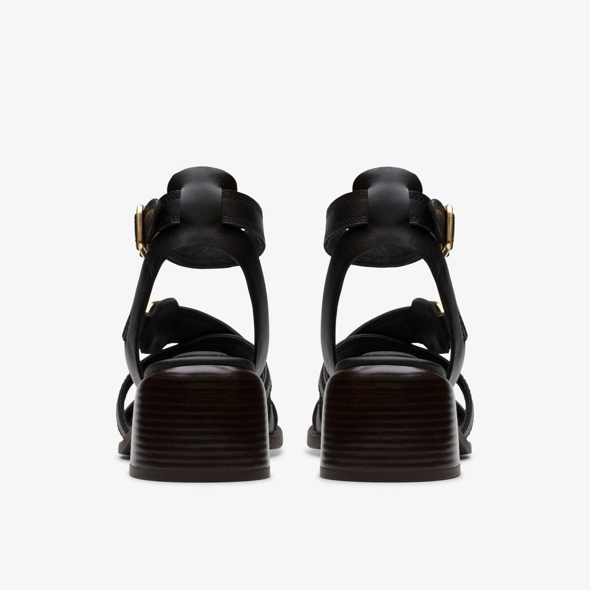 Morwyn Strap Black Leather - Clarks Women