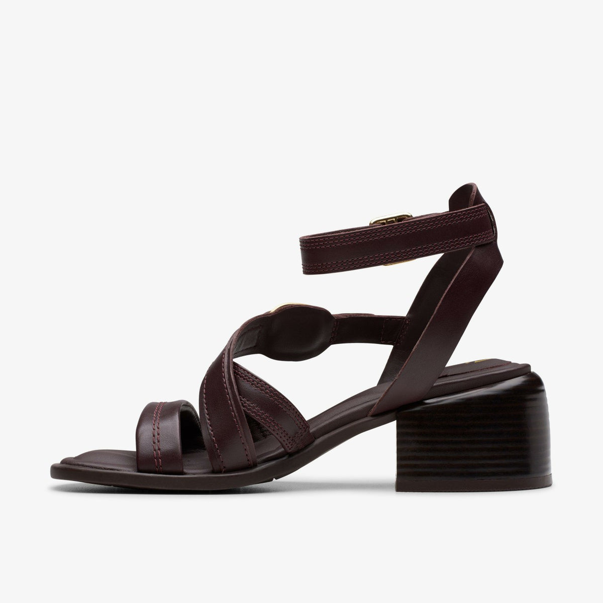 Morwyn Strap Wine Leather - Clarks Women