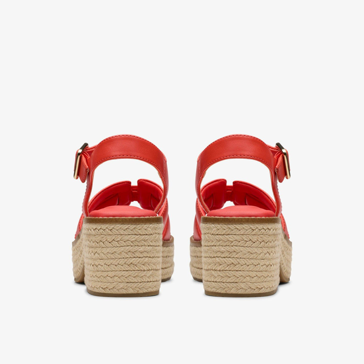 Coledale Strap Bright Red Leather - Clarks Women