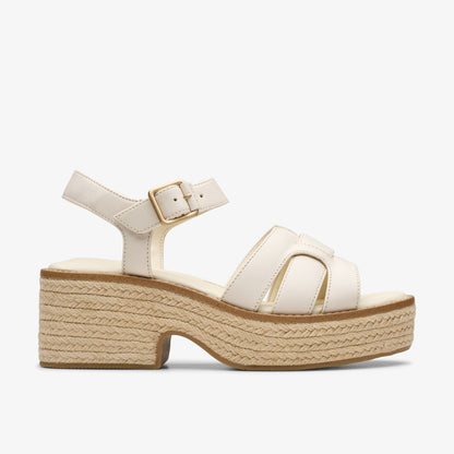 Coledale Strap Cream Leather - Clarks Women