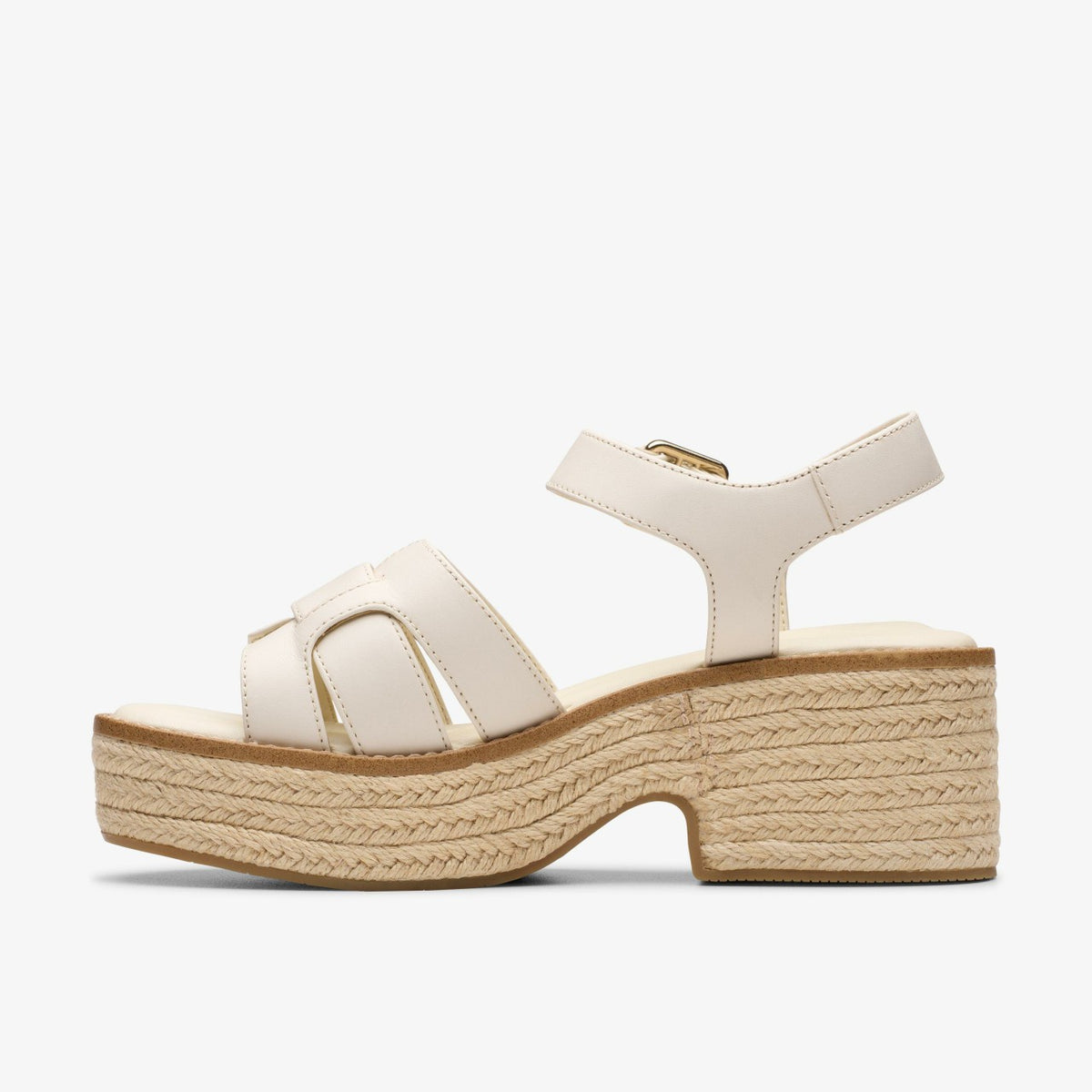 Coledale Strap Cream Leather - Clarks Women