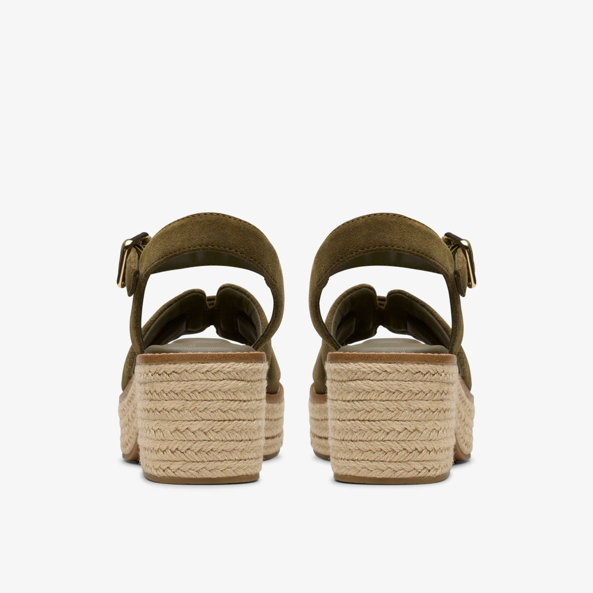 Coledale Strap Dark Olive Suede - Clarks Women