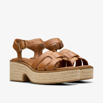 Coledale Strap Tan Leather - Clarks Women