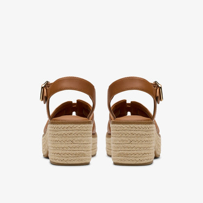 Coledale Strap Tan Leather - Clarks Women