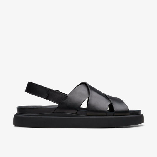 Aristella Sun Black Leather - Clarks Women