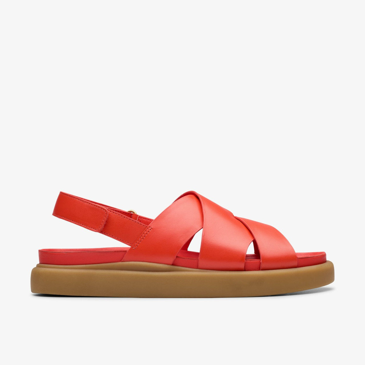 Aristella Sun Bright Red Leather - Clarks Women