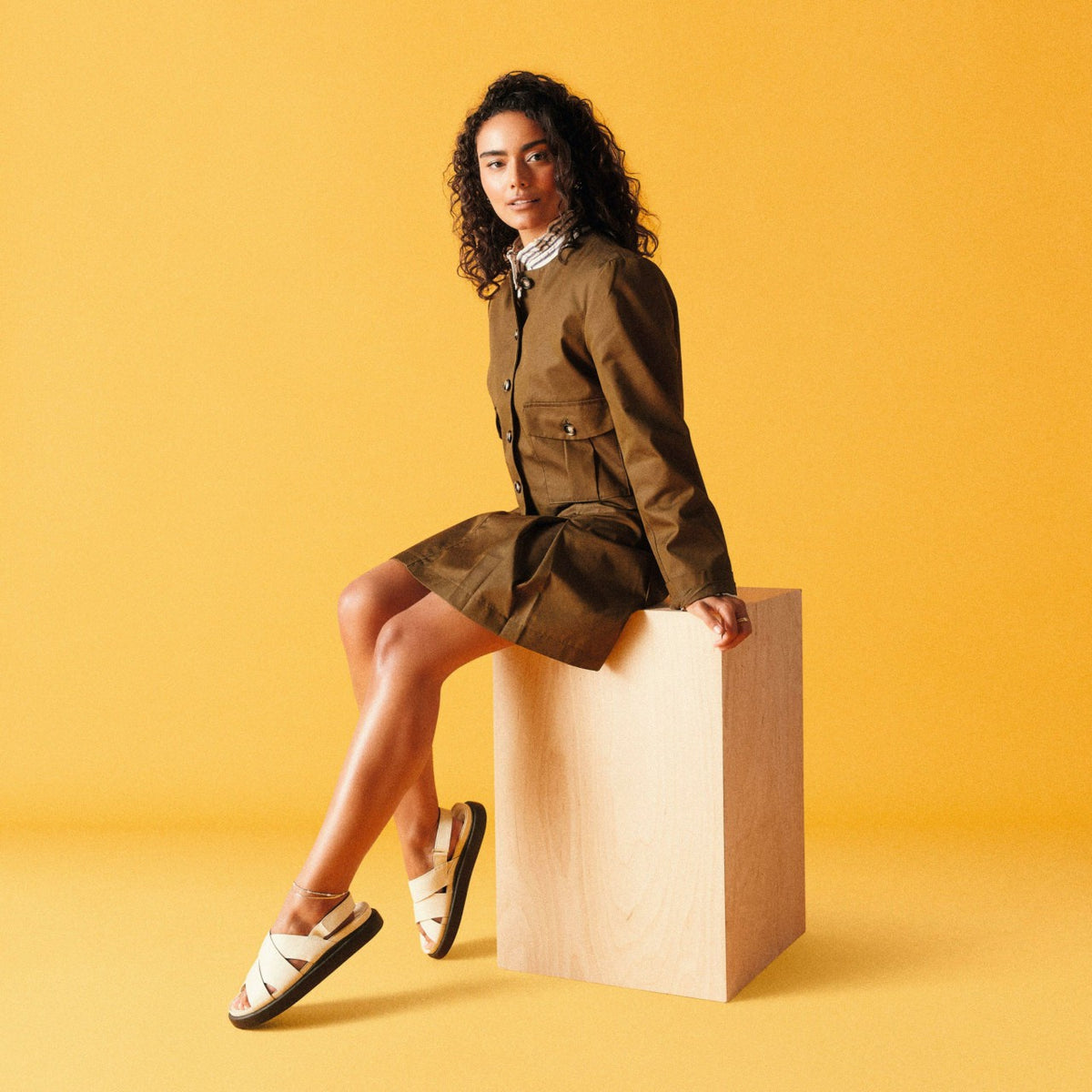 Aristella Sun Cream Leather - Clarks Women