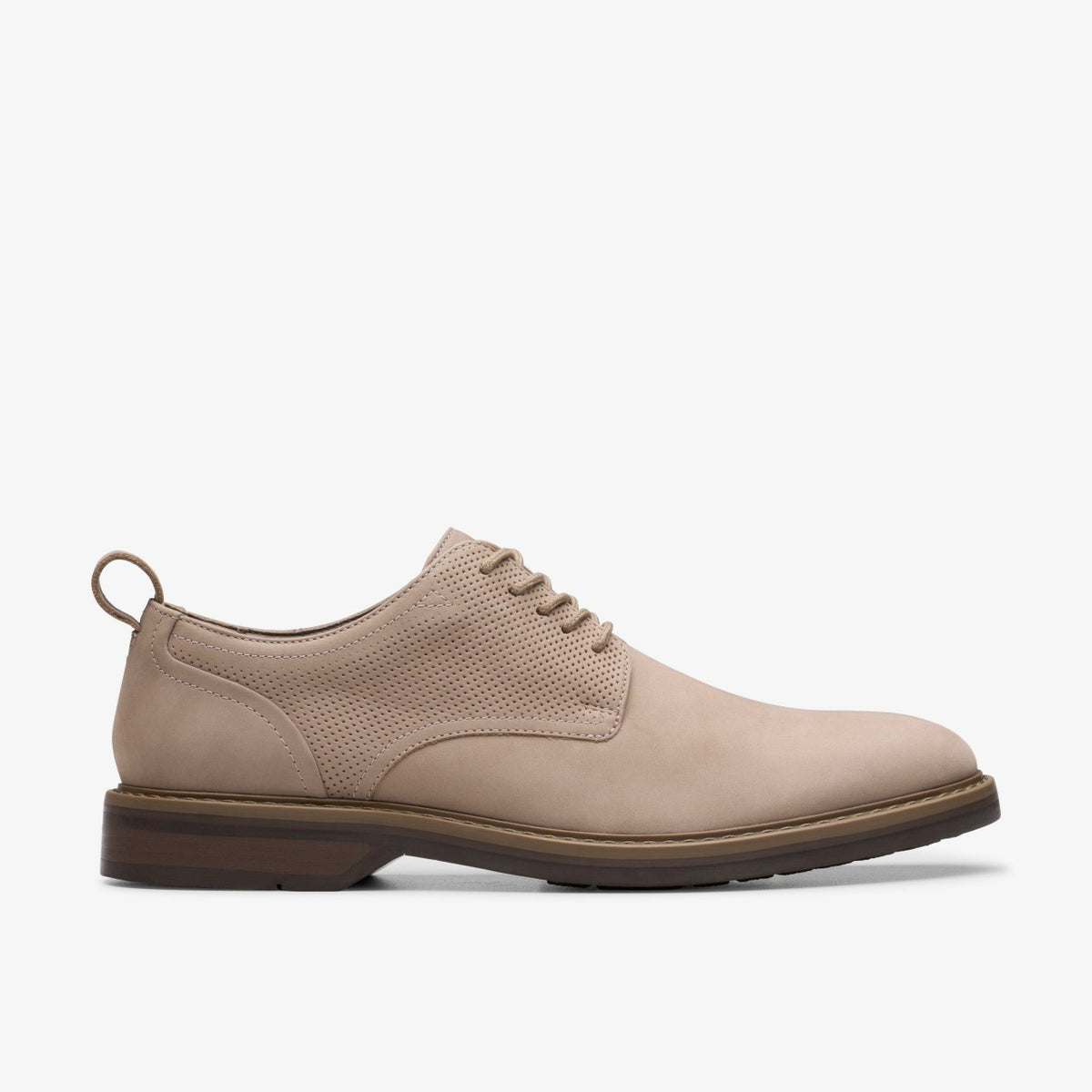 Aldwin Lace Grey Nubuck - Clarks Men