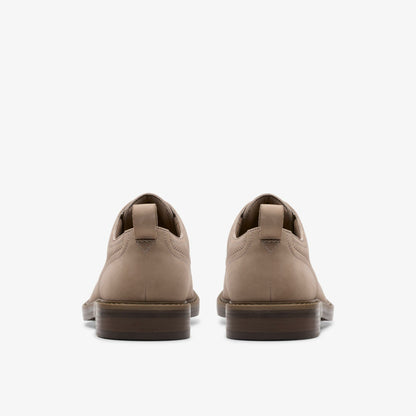 Aldwin Lace Grey Nubuck - Clarks Men