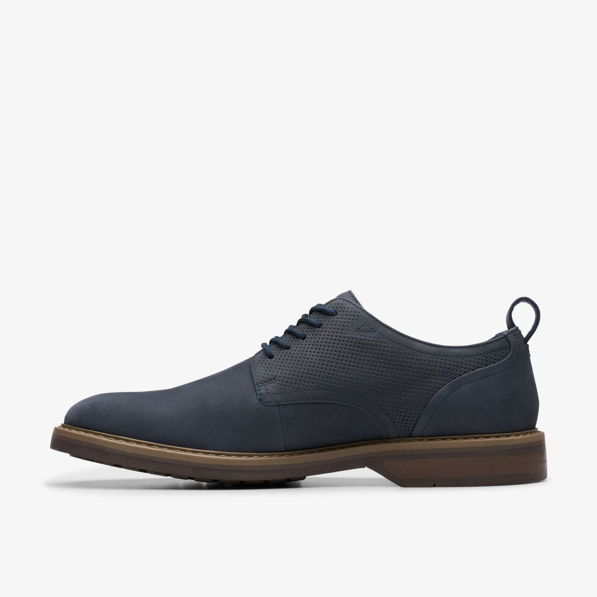 Aldwin Lace Navy Nubuck - Clarks Men