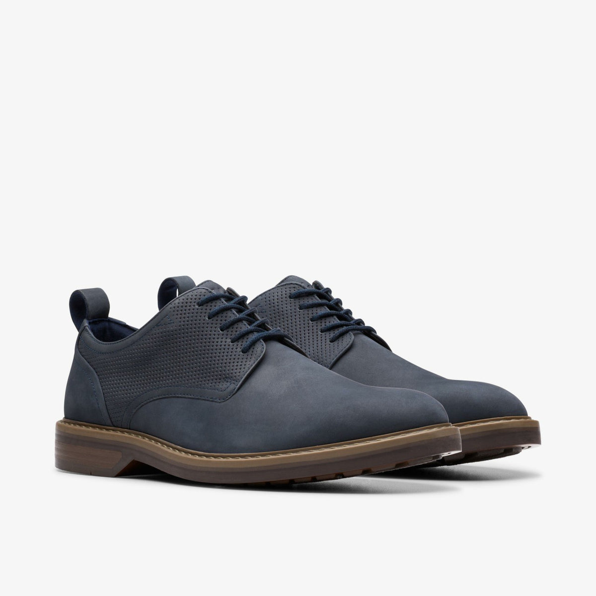 Aldwin Lace Navy Nubuck - Clarks Men