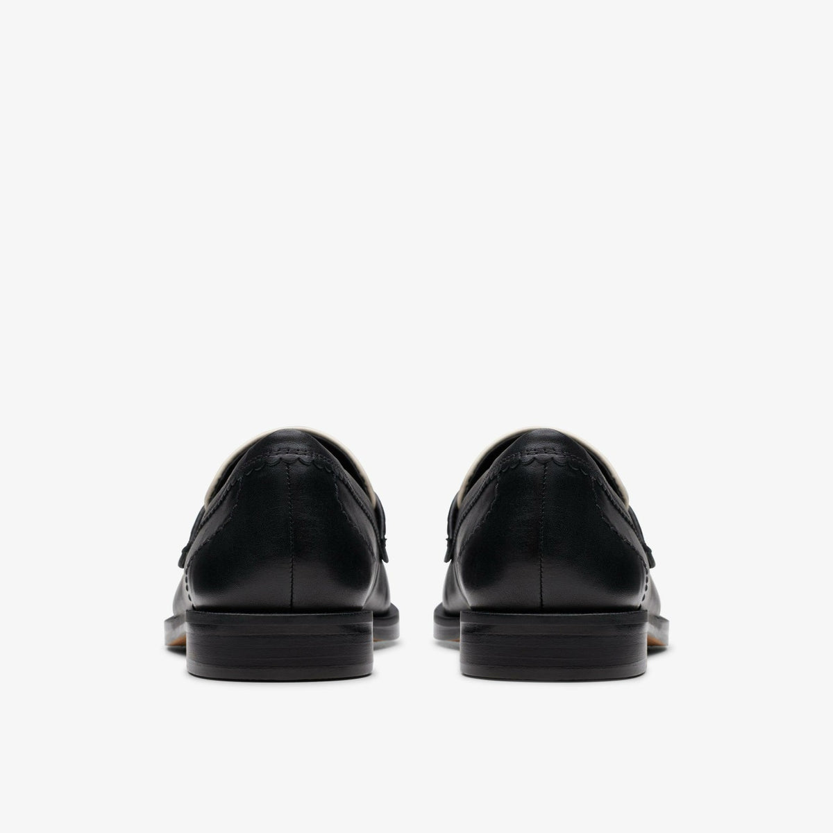 Straven Edge Black Combination Leather - Clarks Women