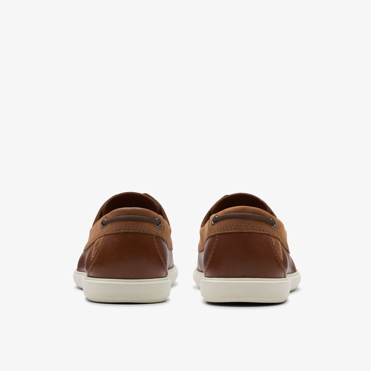 Bratton Boat Dark Tan Leather - Clarks Men