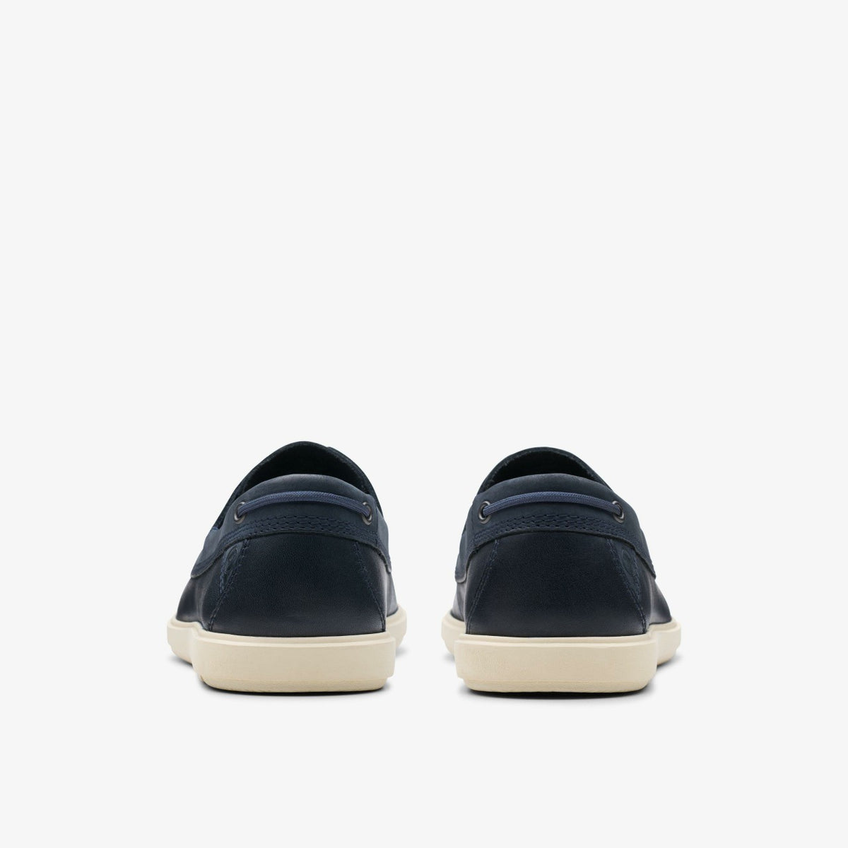 Bratton Boat Navy Leather - Clarks Men