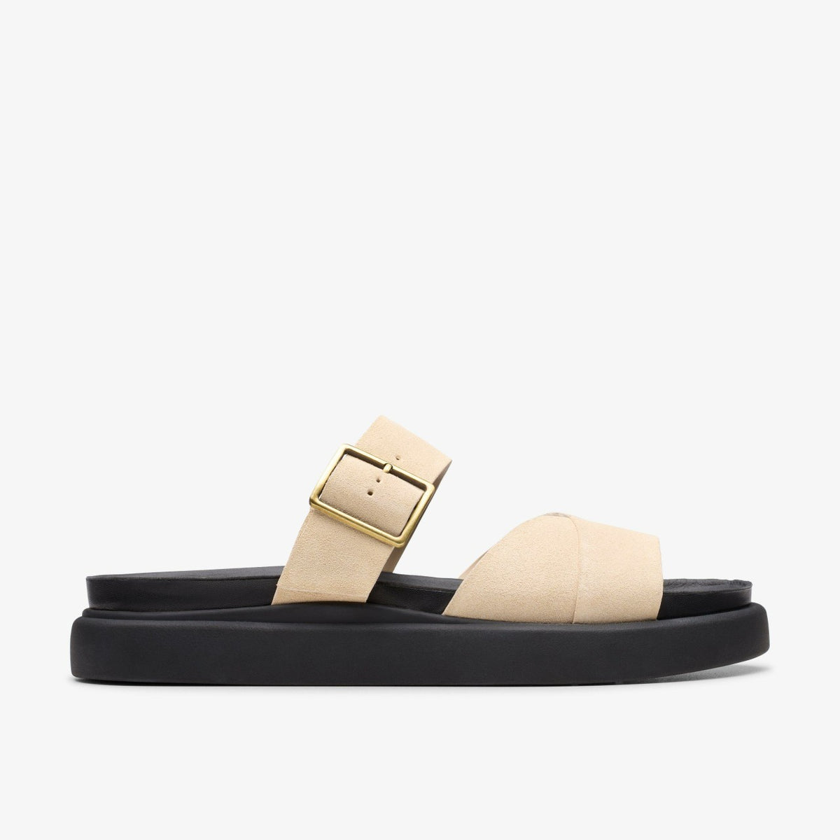 Aristella Mule Ecru Suede - Clarks Women