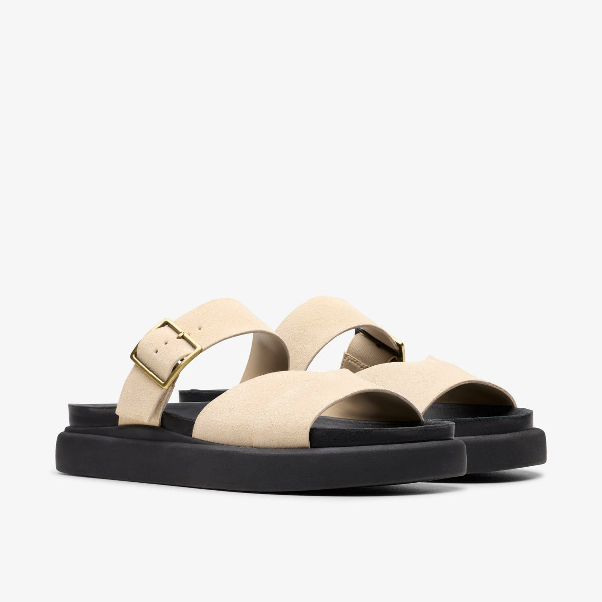 Aristella Mule Ecru Suede - Clarks Women