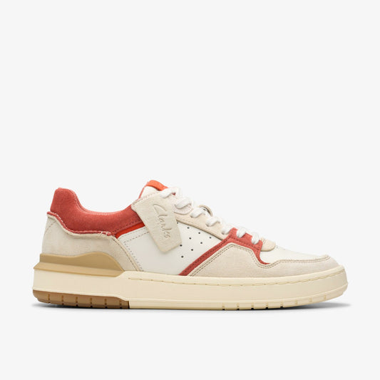 Courtlite 2 Lo Red Combination - Clarks Men