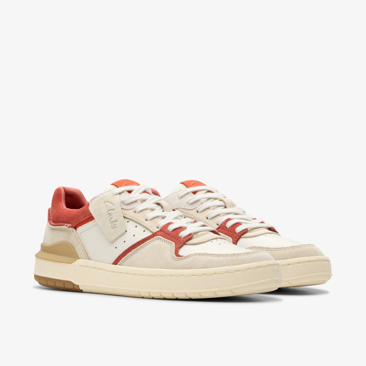 Courtlite 2 Lo Red Combination - Clarks Men