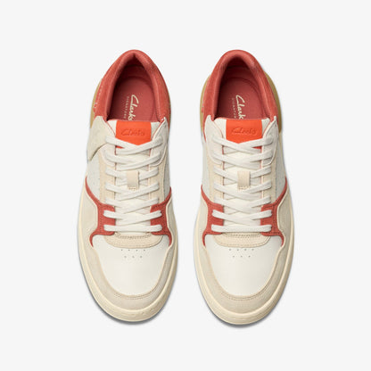 Courtlite 2 Lo Red Combination - Clarks Men