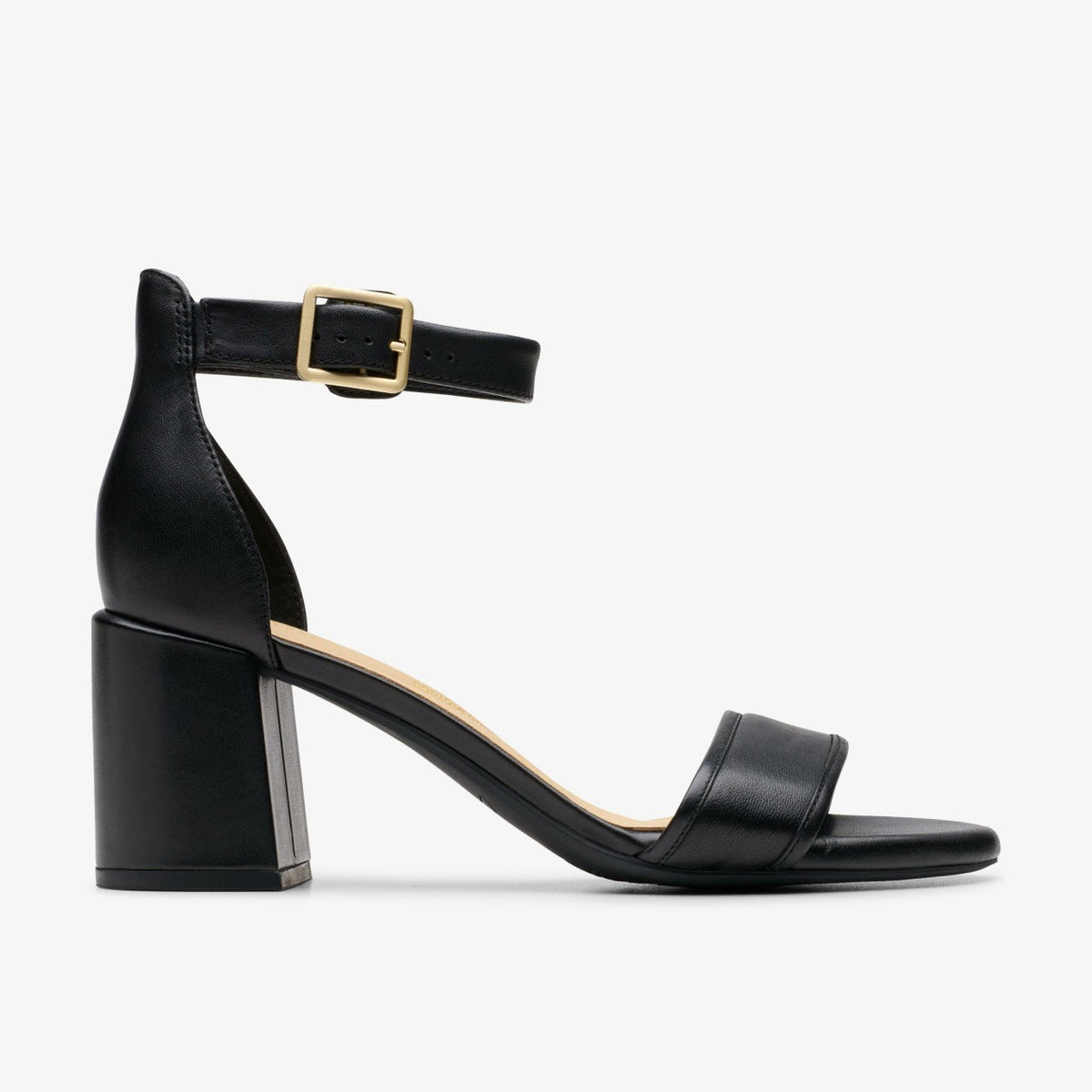 Ezoria Mae Black Leather - Clarks Women