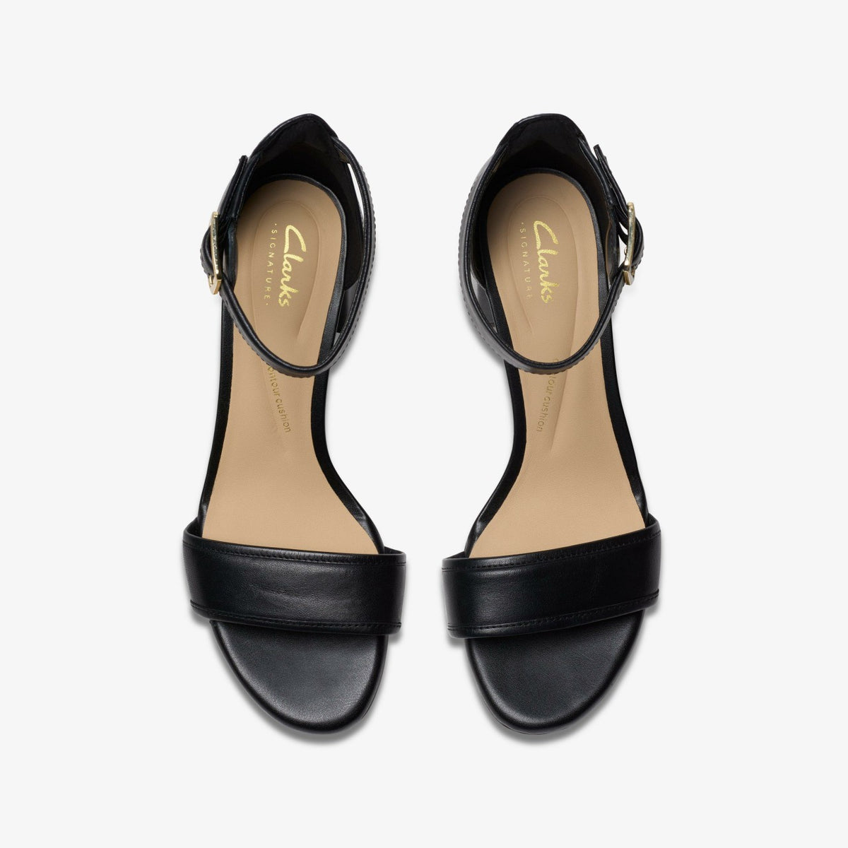 Ezoria Mae Black Leather - Clarks Women