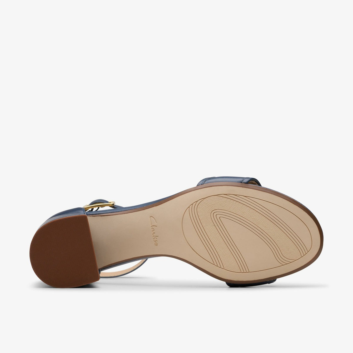 Ezoria Mae Navy Leather - Clarks Women