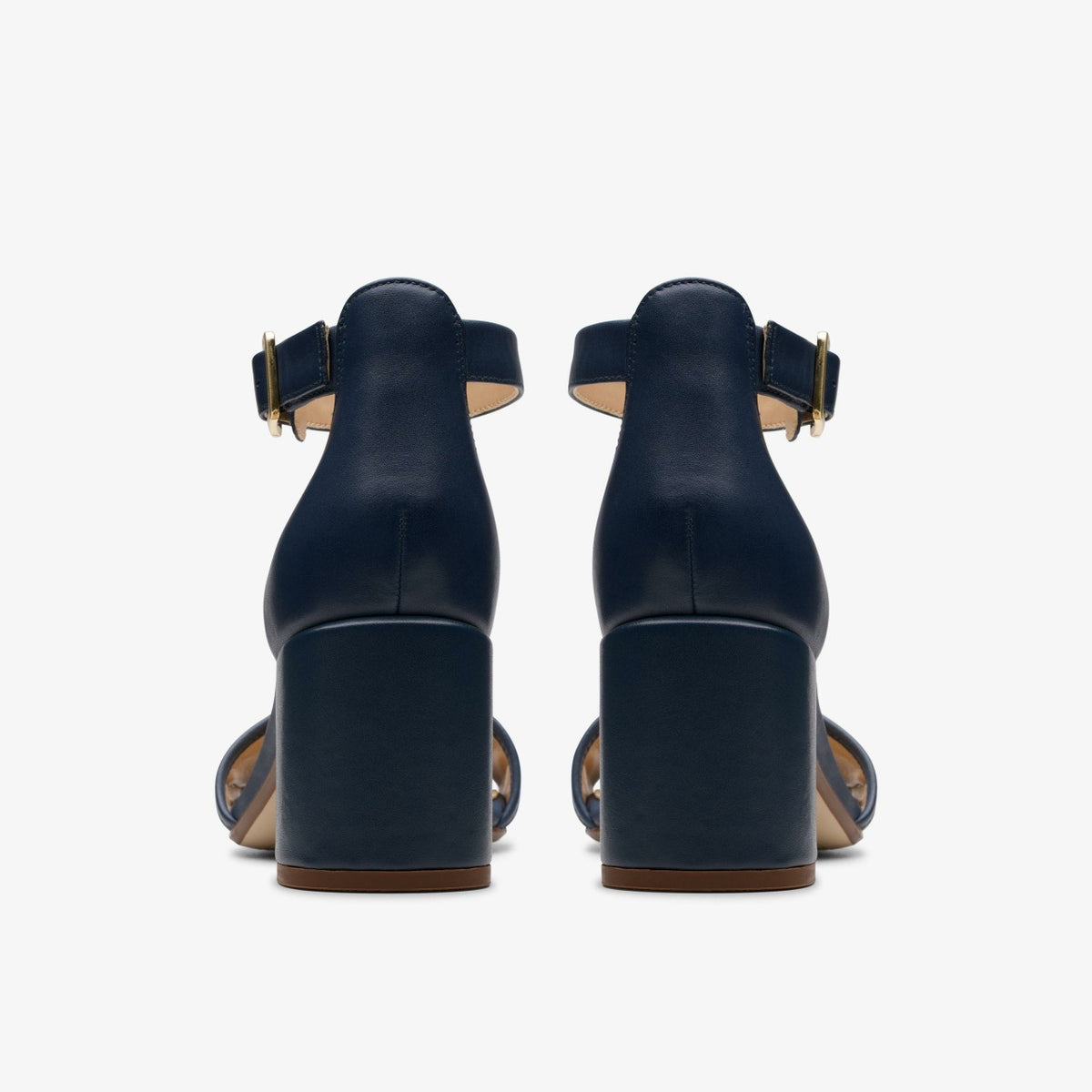 Ezoria Mae Navy Leather - Clarks Women