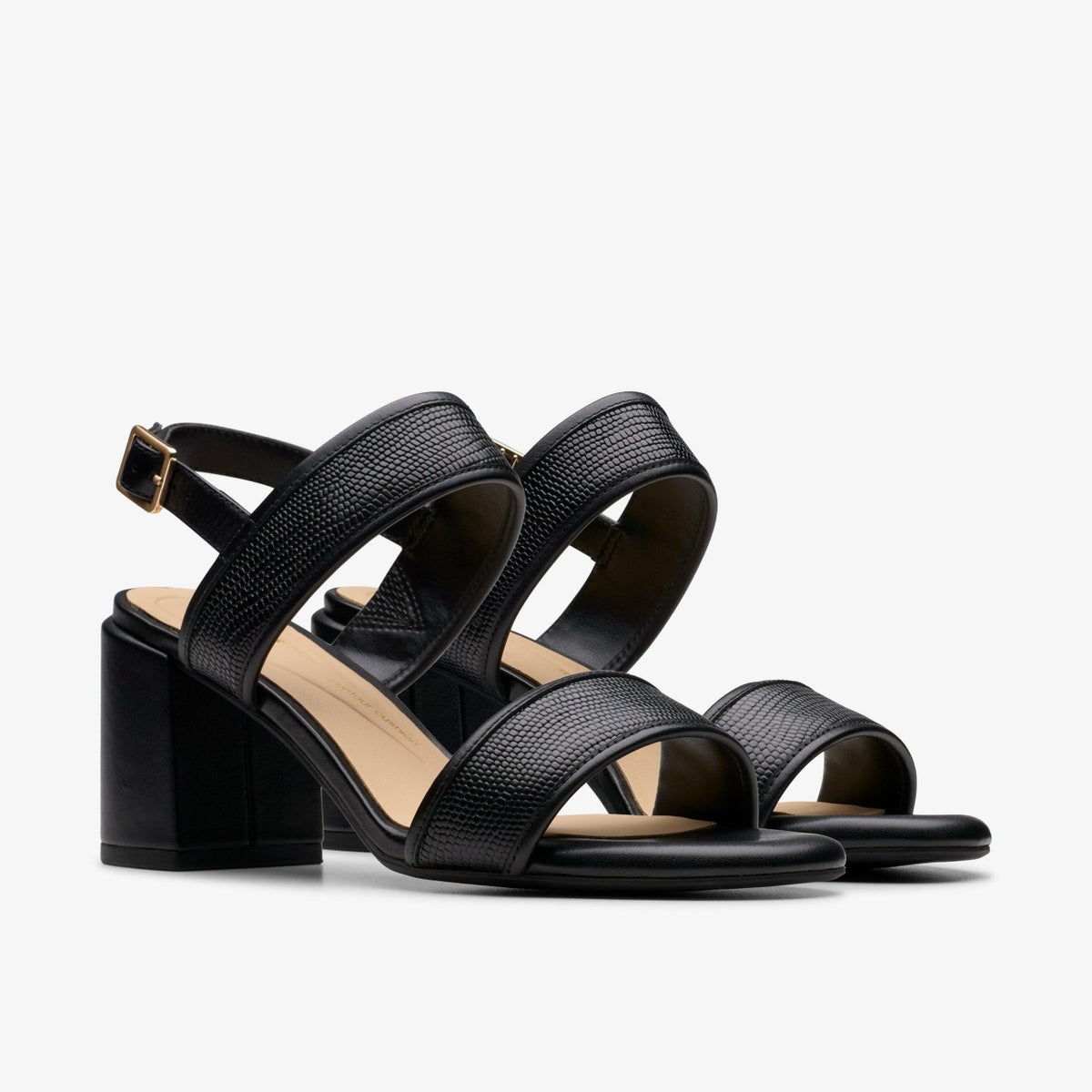 Ezoria Sling Black Interest - Clarks Women
